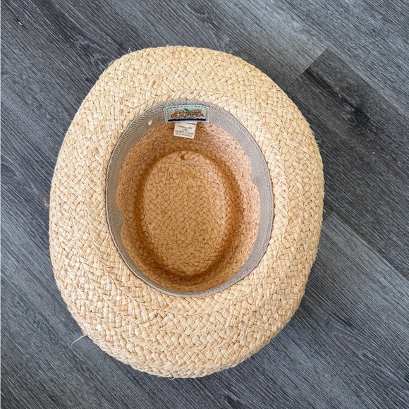 Genuine Raffia Woven Sun Hat by Dorpham Pacific - Natural Raffia main image 5